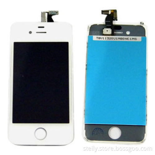 LCD Display Assembly for iPhone 4, CDMA and GSM Models, Black and White Color